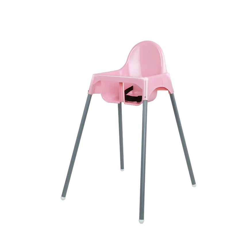 Cadeira de alimentação para bebês amd mais segura e barata com cinto de segurança com altura ajustável para bebês Cadeira de jantar dobrável para bebês