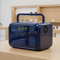 Station portable de batterie LiFePO4 288Wh, onde sinusoïdale pure 300W, charge rapide USB-C 140W, panneau solaire pour aventure en voiture autonome