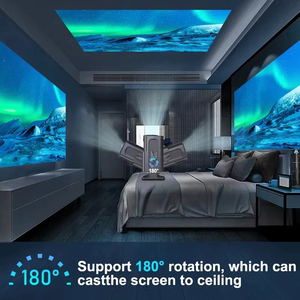 HY320MINI Compact HD Mini <b>Projector</b> -Supports 4K/Local 720P,Ideal for Home/Perfect Christmas/Halloween Gift, for Families,Gamers - Product Image 4