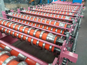 Customized Cold Roll Forming Machine for Aluminum Corrugated Steel <b>Sheet</b> for Roof Panel & Wall Use Versatile in <b>Tile</b> Industries - Product Image 4