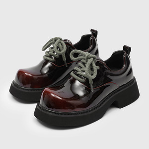 Nouvelle Arrivée 2026 – Chaussures Derby Homme à Semelle Épaisse Noires – Décontractées, Tendance, Confortables, Durables et Élégantes - Product Image 1