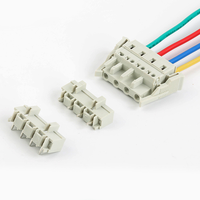 Connecteur de bornier à ressort sans vis MCS-7.5mm pour PCB, 2P-12P, broches droites/à angle droit, blanc, ensemble complet