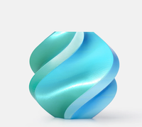 Filamen Printer 3D Silk PLA Dua Warna 1.75mm 1KG Dua Warna Silk Hasil Akhir Mengkilap Permukaan Halus