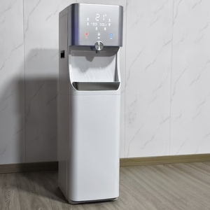 Distributeur d'eau chaude et froide à chargement par le bas OEM 2026 avec filtration RO/UF pour usage domestique et hôtelier - Faible MOQ pour obtenir de l'eau chaude, froide et tiède. - Product Image 1