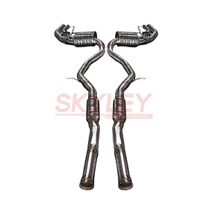 Catback d'échappement à valve en acier inoxydable pour Mercedes Benz <span class=keywords><strong>S63</strong></span> S500 S550 <span class=keywords><strong>AMG</strong></span> COUPE C217 2013-2017 Tuyaux d'échappement en boîte 1pc quantité minimale de commande - Product Image 5