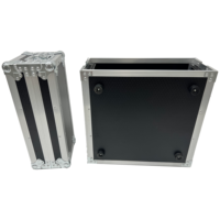 Boîtier de transport 4U pour amplificateur, qualité OEM/ODM, étanche IP67, avec portes avant/arrière fusionnables, accessoires en zinc bleu
