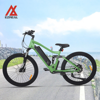 EZREAL 2022 Modèle 750W Pédale Assistée Suspension Complète 48V Vélo de Montagne avec Moteur de Moyeu Arrière Vélo Électrique à Vendre