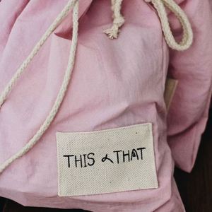 Wholesale 12oz Organic Cotton Storage Bag <b>Pouches</b> Pink Color Cotton Canvas <b>Drawstring</b> Dust Bag With Round Bottom - Product Image 2