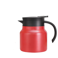 Carafes à café 1000ml théière pour garder le café chaud en acier inoxydable carafe thermique sous vide à double paroi