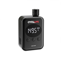 Pompe à air électrique portable personnalisée de petite taille 150 PSI, mini manomètre numérique LCD, type-C, gonfleur haute pression