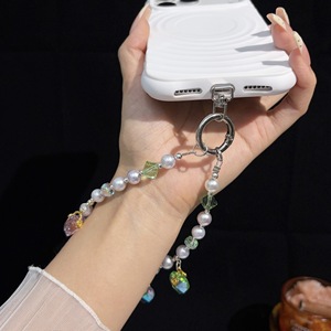 Chaîne de téléphone à thème océanique avec coquillages et étoiles, breloque nœud papillon goutte d'eau, élégante et féerique, ornement suspendu pour <span class=keywords><strong>sac</strong></span> à <span class=keywords><strong>main</strong></span>, en gros - Product Image 4