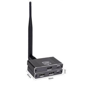 Émetteur-récepteur vidéo sans fil Elanby 200m, 5,8 GHz, 1080P/60Hz, alliage d'aluminium, 2 canaux audio, gris titane, CE FCC - Product Image 1