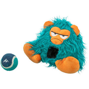 Peluche de monstruo con pelota de tenis de 25 cm, juguete interactivo para mascotas - Product Image 2
