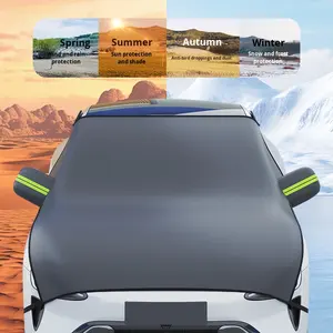 Housse de voiture en tissu Oxford toutes saisons, protection contre le froid, <span class=keywords><strong>pare</strong></span>-<span class=keywords><strong>brise</strong></span>, capot moteur, <span class=keywords><strong>pare</strong></span>-<span class=keywords><strong>brise</strong></span>, protection contre le gel, housse de protection de carrosserie - Product Image 4