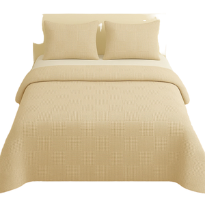 Edredón de Algodón Orgánico Tejido con Diseño Floral y de Aves al Estilo Coreano, Multicapa, Lavable a Máquina - Product Image 1