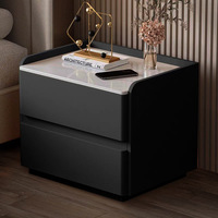 Nouvelle Arrivée Table de Chevet Intelligente avec Verrouillage par Mot de Passe et Haut-parleur, Meuble de Chevet Connecté pour Décoration de Chambre