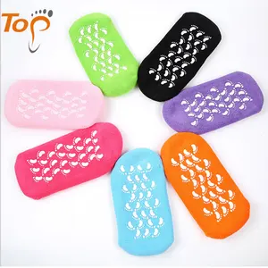 Silicone gel Relieve pain lady health foot care low cut essential oil spa gel moisturizing socks