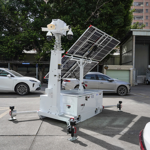 Tháp camera năng lượng mặt trời di động thông minh HiSKID - Đạt chứng nhận CE/ISO, phát hiện chuyển động bằng AI, giám sát từ xa thời gian thực 4G/5G/Starlink - Product Image 2