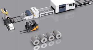 DF Series Coil Cutting Machine 6KW/8KW <b>Laser</b> Coil Dedicated EU CE Certification - Product Image 1
