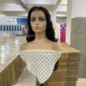 Parrucche di Lusso in Capelli Umani Vietnamiti Grezzi a Tiraggio Doppio con Onde Morbide, Lace Front Senza Colla Pronte da Indossare per Donne Nere - Product Image 3