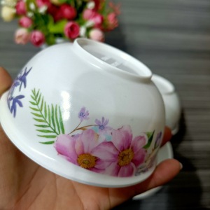 Tazones pequeños de melamina, tazones blancos, tazones para arroz, tazones pequeños blancos para restaurantes y restaurantes de comida rápida, con un precio de 1 o 2 yuanes. - Product Image 4