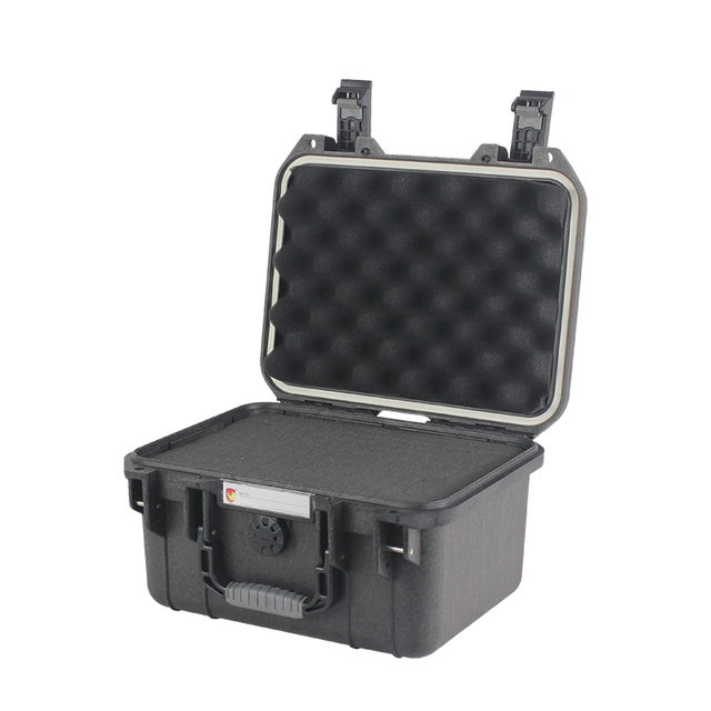 High Quality RPC1217 Small Hard Plastic Mini Equipment Protective Black Tool Carrying Case Box