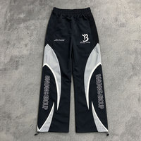 Survêtement sportif à capuche pour homme, personnalisé OEM, imprimé numériquement, 100% nylon tissé, coupe-vent, séchage rapide, veste et pantalon de survêtement en satin