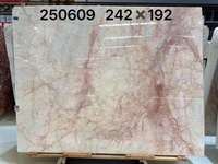 Dalle de marbre rose quatre saisons, plan de travail en pierre naturelle pour bureau, salle de bain et salon