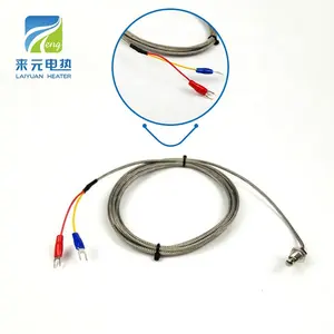 Laiyuan Haute Température E N J T S R B K Type Thermocouple Aromored 1200c Capteur de Température