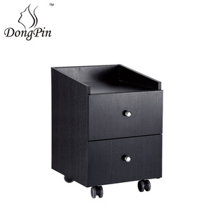 Dongpin Beauty Mobile Cabinet 42x46x54 Cm 2 Drawers With Wheels Office <b>Storage</b> Organizer <b>Bedside</b> Table - Product Image 2