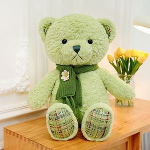 Orsetto di peluche personalizzato all'ingrosso con sciarpa, bambola di peluche morbida, regalo di San Valentino/compleanno per bambini, MOQ basso - Product Image 2