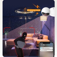 Sistema de Alarma de Seguridad WIFI Tuya IOT con Sensor de Puerta, Detector PIR, Sistema de Cámara en Red, Control por Aplicación, Sistema de Seguridad para el Hogar