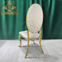 Chaise royale de vente en gros d'hôtel d'acier inoxydable de banquet de conférence pour des événements de mariage