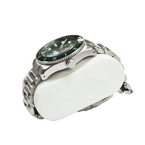 Montre de haute qualité avec insert de cadran vert pour hommes, montres automatiques avec date - Product Image 3