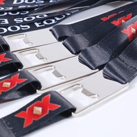 Porte-clés décapsuleur en polyester personnalisable par sublimation Xushu pour la vente en gros
