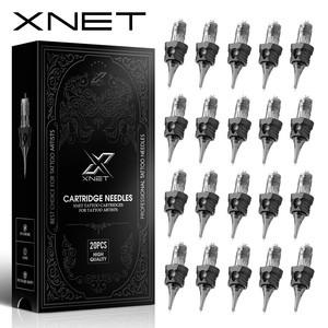 XNET Aurora - Caja de 20 Cartuchos de Agujas Desechables para Tatuaje 1RL 3RL 5RL 7RL 9RL 11RL 15RL 5RM 7RM 9RM 11RM 13RM 15RM 7RS <span class=keywords><strong>RS</strong></span> RM RL - Product Image 1