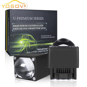 Yosovlamp 80W Grille LED Phare Moto Projecteur Nouveau Haute Puissance Double Ruban Tangent Jaune Blanc Double Lentille pour Accord X5 - Product Image 1