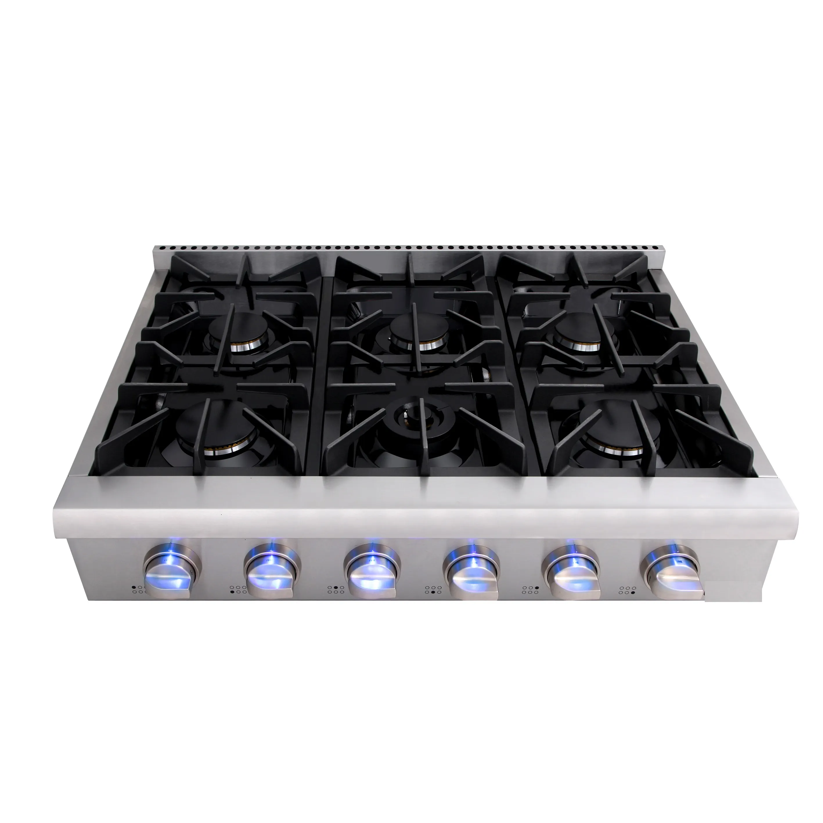 Hyxion Best seller Stainless Steel outdoor picnic portable cocina de kitchen stove 6 range samsung gas cooktop stove