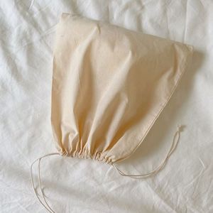 Low MOQ 100% Organic Cotton <b>Drawstring</b> <b>Pouch</b> Bag Natural Cotton Storage Bag Reusable Pure Cotton Gift Bag With Printed Logo - Product Image 4