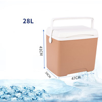 Nouvelle conception, glacière rotomoulée de 5L à 28L, boîte de refroidissement isolée imperméable pour boissons, glacière de camping, vente en gros