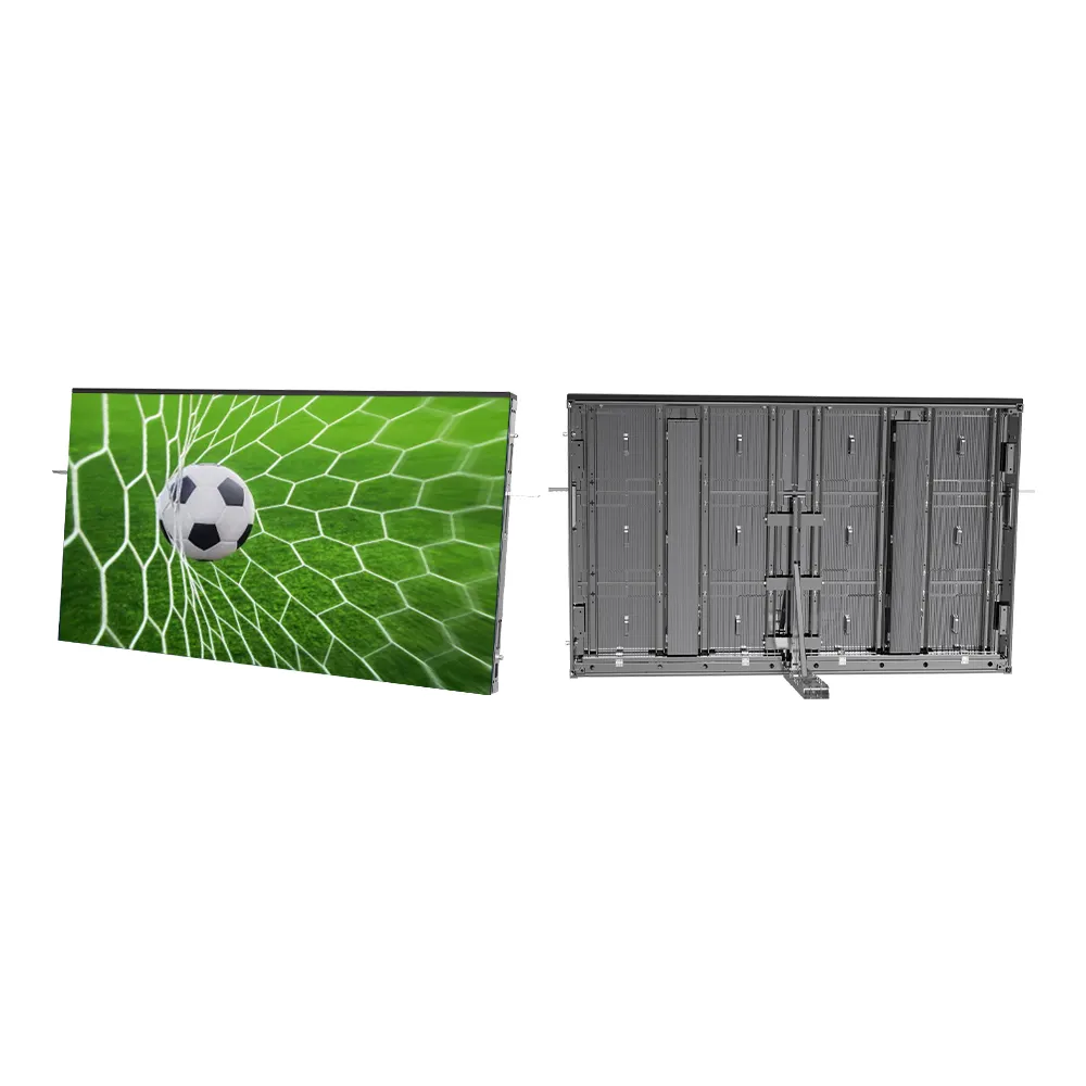Panel de pantalla Led para publicidad, tablero grande para fútbol al aire libre, 1600x900, P6.67, P8, P10