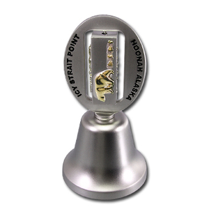 Campana de Mano Navideña Personalizada de Aleación de Zinc y Latón en 3D - Product Image 5