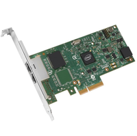 Adaptateur Réseau pour Serveur Intel I350-T2 Adaptateur Réseau Gigabit Ethernet PCIe 2.1 Express