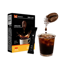 Café instantané américain pour la perte de poids et l'activation du métabolisme, enrichi aux haricots blancs, café noir en gros