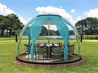 Maison complète Design moderne 4.6 diamètre Kits de maison Resort Garden Hot Tub Maison préfabriquée Maison en dôme de polystyrène