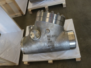 วาล์วกันกลับโลหะ CF8C ควบคุมการไหลของน้ำ วาล์วตรวจสอบสแตนเลสขนาด 16 นิ้ว - Product Image 4