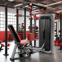 Station multifonctionnelle commerciale tout-en-un pour la musculation, conçue en usine, disponible en plusieurs styles pour les salles de sport