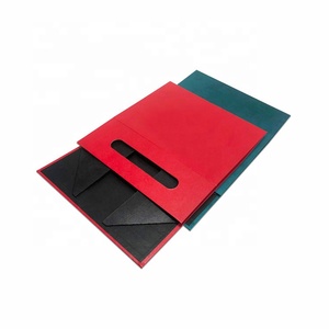 High Quality <strong>Red</strong> Portable Empty Gift <strong>Box</strong> Gift Packaging <strong>Box</strong> Large Folding <strong>Box</strong> - Product Image 5