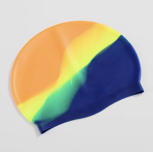 Bonnet de bain imperméable en silicone uni WL SC400 2025 pour femmes, hommes et adultes, protège les oreilles - Product Image 2