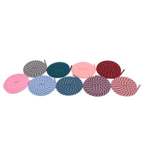 Lacets ronds en polyester OEM de 5 mm, longueur personnalisée, accessoires pour chaussures de randonnée et de trekking en plein air